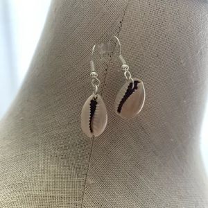 Never worn homemade shell earrings